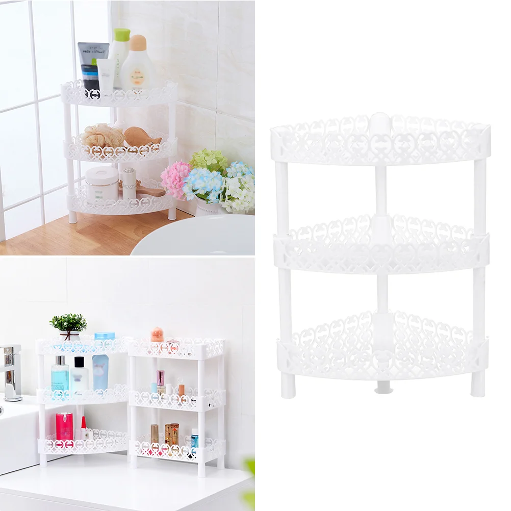 Bathroom Three Layer Plastic Storage Shelves Rack Basket Corner Shelf Organizer Desk Stand Rack Bathroom Shelves for Home
Bathroom Three Layer Plastic Storage Shelves Rack Basket Corner Shelf Organizer Desk Stand Rack Bathroom Shelves for Home
