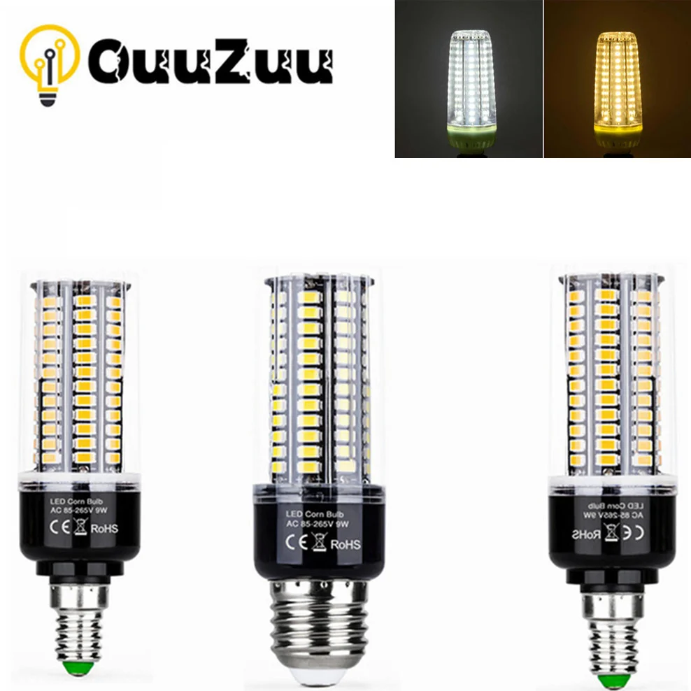 

E27 LED Bulb Corn Lamp E14 AC85~265V LED Corn Light Bulb Lampada Led Bombillas 5736 Ampoule 3.5W 5W 7W 9W 12W 15W 20W