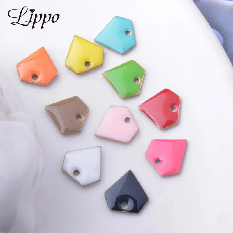 30pcs 10*10mm Copper Colorfull Small Triangle Charms Both Sided Enamel Pendant DIY Jewelry Earring Making
30pcs 10*10mm Copper Colorfull Small Triangle Charms Both Sided Enamel Pendant DIY Jewelry Earring Making