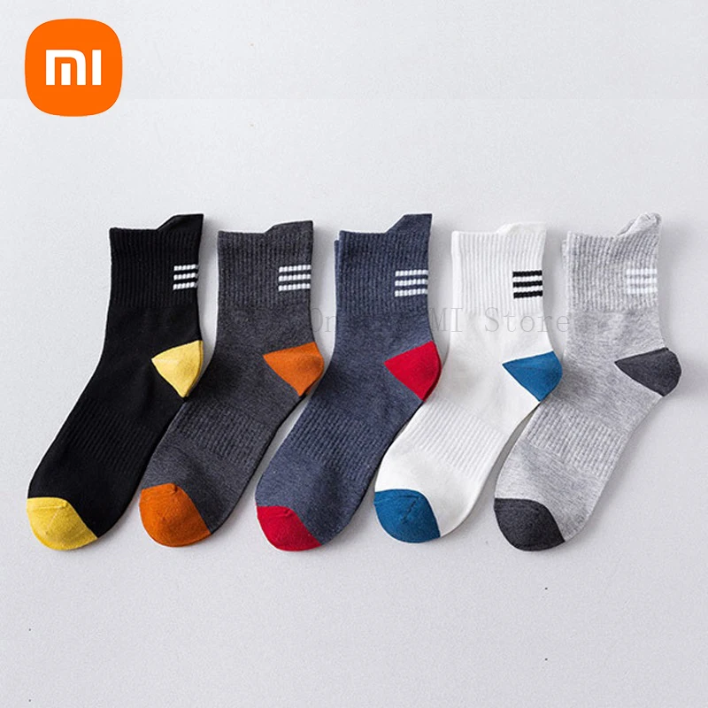 Xiaomi 100% Cotton Men Socks Breathable Socks 5pcs per bag High Quality Boat Socks Black Short For Students Size 39-44
Xiaomi 100% Cotton Men Socks Breathable Socks 5pcs per bag High Quality Boat Socks Black Short For Students Size 39-44