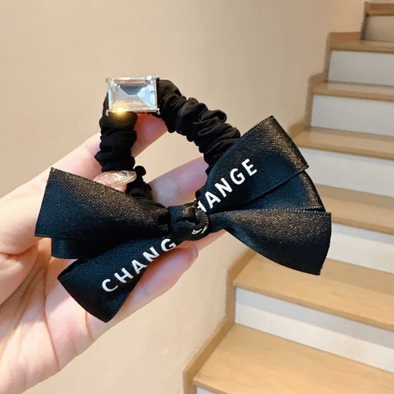 Korean Style Cute Girl Simple Hair Ropes Bow Rhinestones Vintage Rubber Band Hair Ties for Women Fashion Hair Accessories
Korean Style Cute Girl Simple Hair Ropes Bow Rhinestones Vintage Rubber Band Hair Ties for Women Fashion Hair Accessories