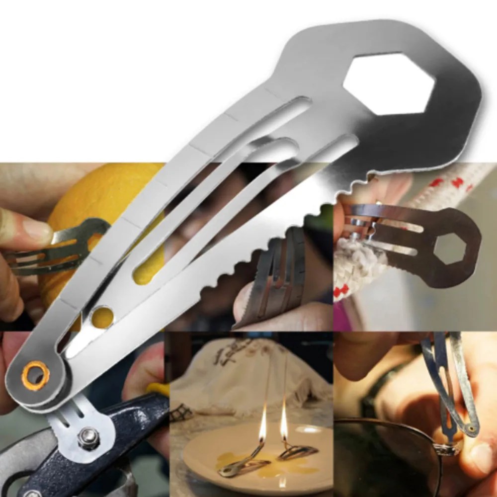 Portable Multi Purpose Safety EDC Pocket Hairpin Hairclips Outdoor Hand Clips Tool Multifunction Utility Tool
Portable Multi Purpose Safety EDC Pocket Hairpin Hairclips Outdoor Hand Clips Tool Multifunction Utility Tool