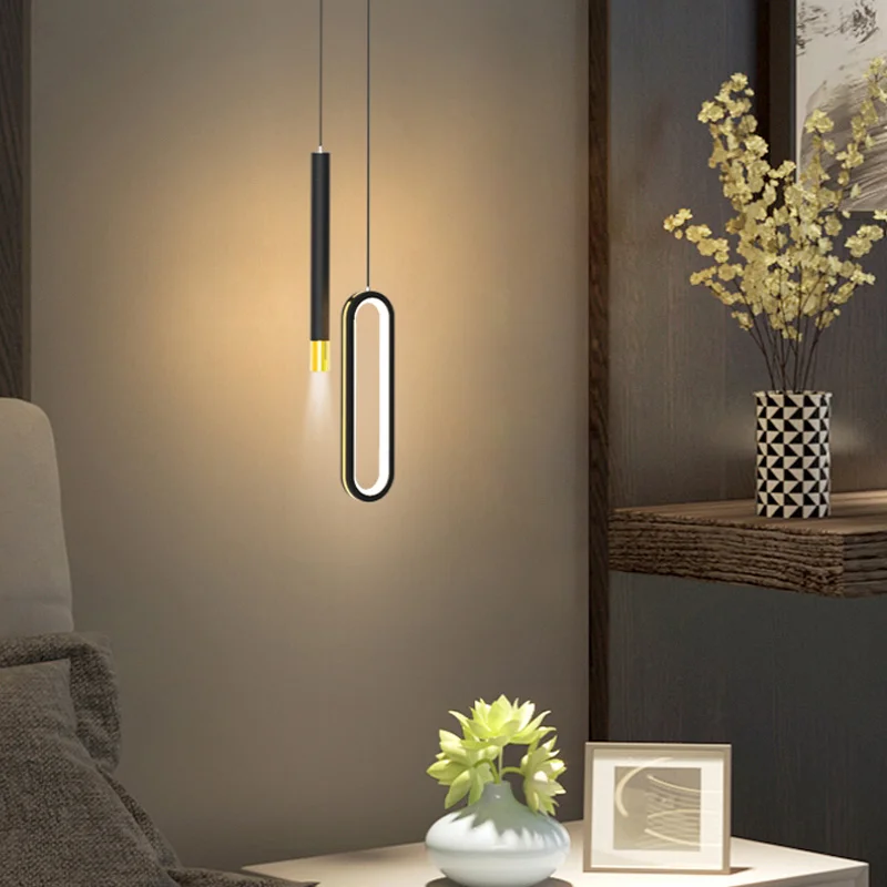 Modern Led Pendant Lights for Dining Bedroom Bedside Chandelier Home Hanging Lamp Lighting Suspension decor light Luster Fixture
Modern Led Pendant Lights for Dining Bedroom Bedside Chandelier Home Hanging Lamp Lighting Suspension decor light Luster Fixture