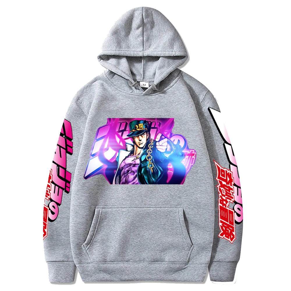 Толстовка унисекс с японским аниме Джоджо «Невероятные приключения», Мужской пуловер с длинным рукавом и принтом, свитшот, Повседневная Ул...
Толстовка унисекс с японским аниме Джоджо «Невероятные приключения», Мужской пуловер с длинным рукавом и принтом, свитшот, Повседневная Ул...