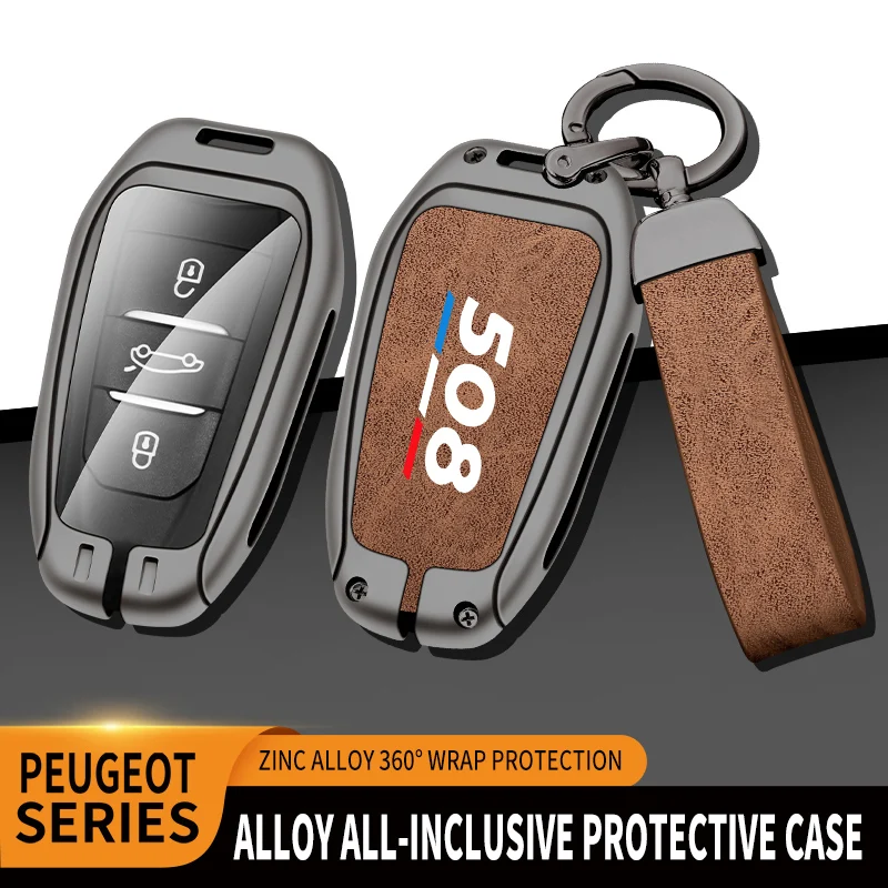 Auto TPU Zinc Alloy Key Case Bag For Peugeot 308 407 408 508 Car Key Chain Car Metal Key Shell Interior Decoration Accessories
Auto TPU Zinc Alloy Key Case Bag For Peugeot 308 407 408 508 Car Key Chain Car Metal Key Shell Interior Decoration Accessories