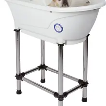 Small Pet Dog Cat Washing Shower Grooming Portable plastic Mini Bath Tub basin