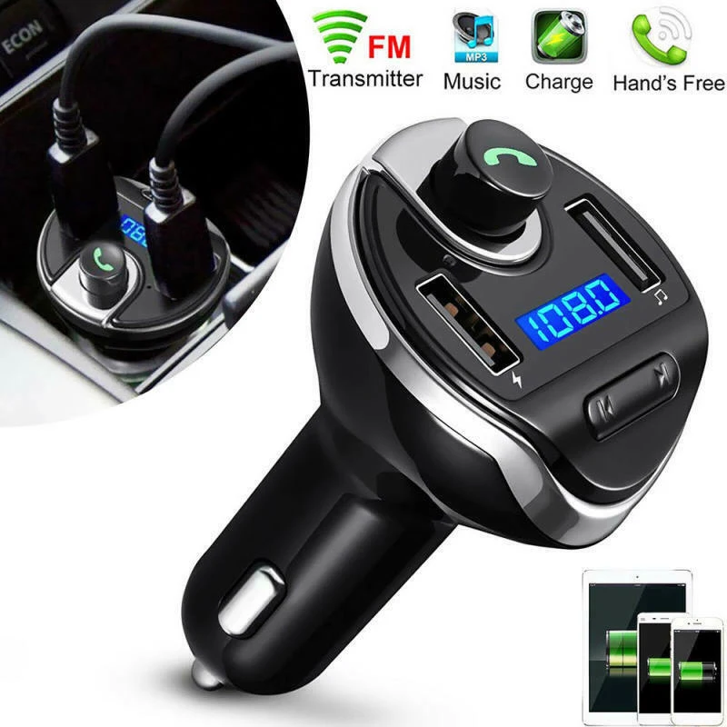 Car Bluetooth FM Transmitter Wireless Radio Adapter MP3 Music Player Dual USB Fast ChargerAuto Electronics Accessories
Car Bluetooth FM Transmitter Wireless Radio Adapter MP3 Music Player Dual USB Fast ChargerAuto Electronics Accessories