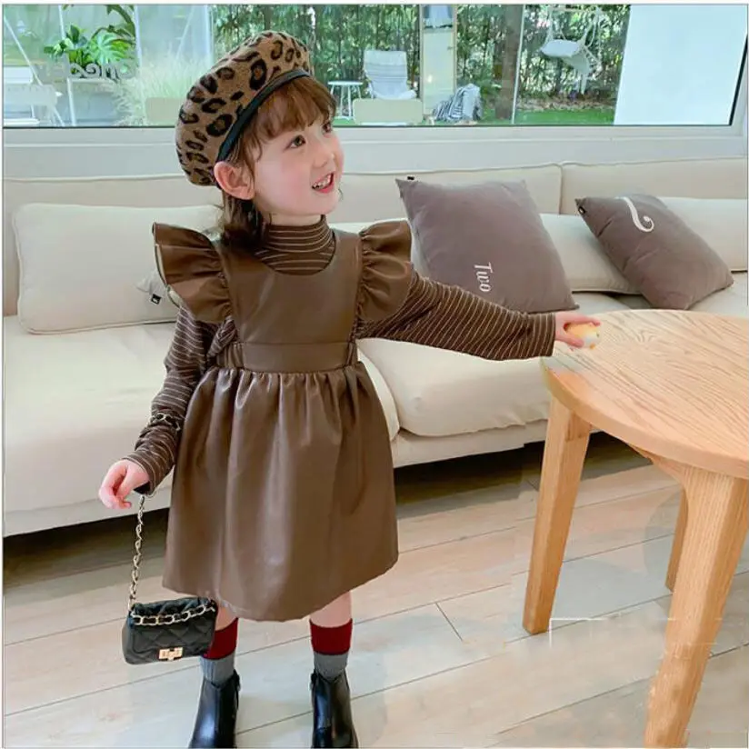 Leather Skirt for Children Girls' Leather Skirt Suit Skirt Girls Casual Dresses Spring Autumn Winter Girls Two Piece Set
Leather Skirt for Children Girls' Leather Skirt Suit Skirt Girls Casual Dresses Spring Autumn Winter Girls Two Piece Set