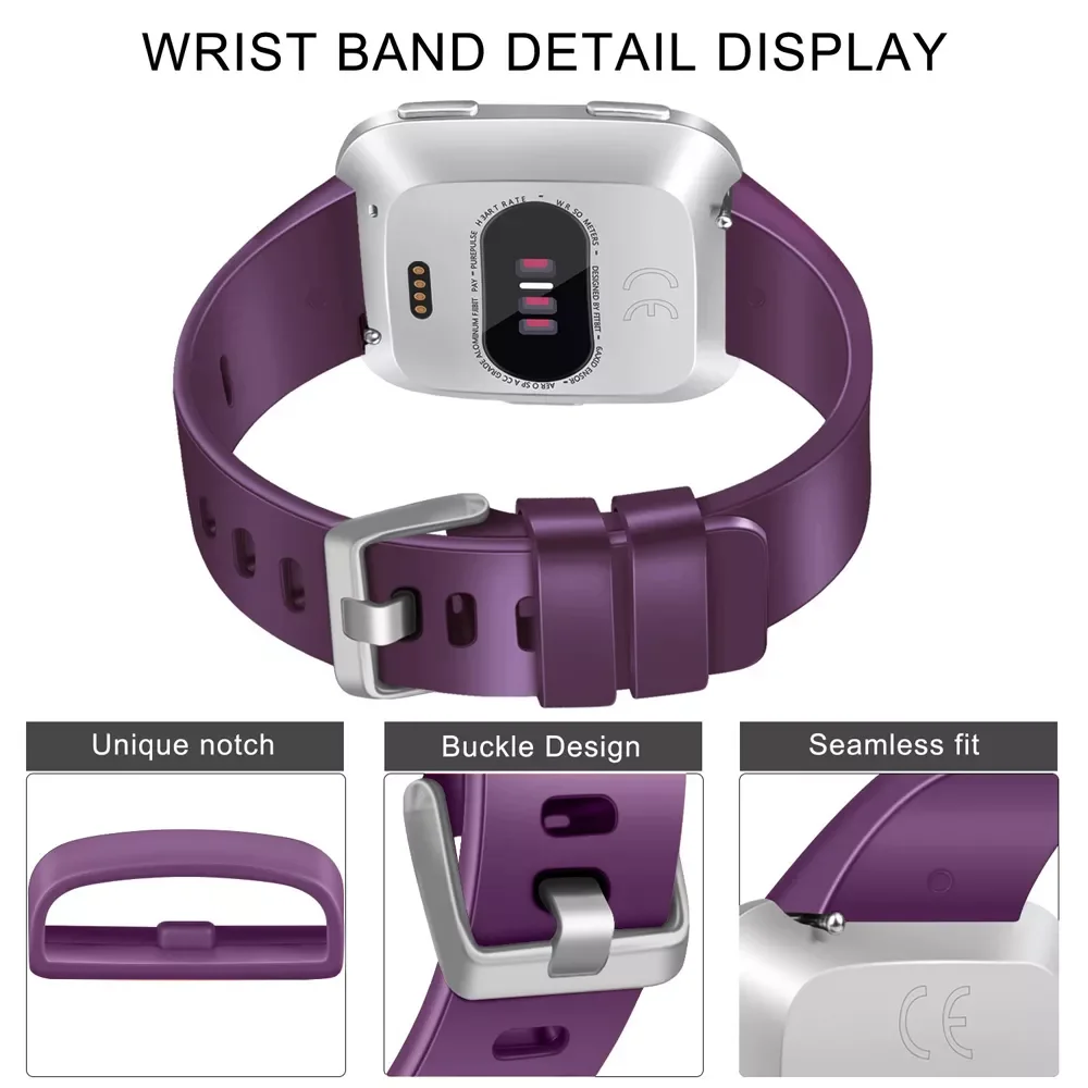 2022 Trend Band for fitbit Versa/Versa Lite Starp Soft Silicone Waterproof Wrist Accessories Strap For Fit bit Versa Bracelet 
2022 Trend Band for fitbit Versa/Versa Lite Starp Soft Silicone Waterproof Wrist Accessories Strap For Fit bit Versa Bracelet
