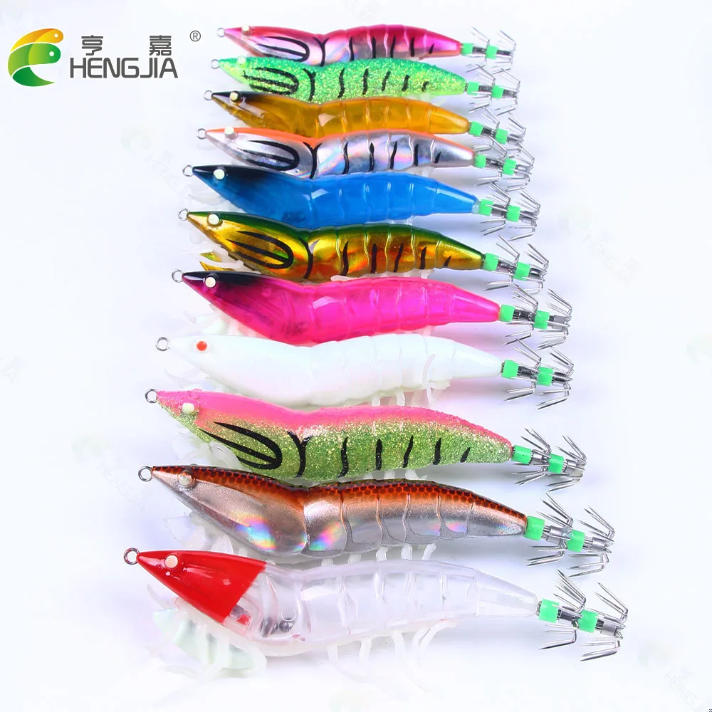 HENGJIA 1Pcs Wood Shrimp Squid Fishing Bait 12CM-22.4G Squid Jig Hard Bait Artificial Lure jigging Lure Octopus Bait
HENGJIA 1Pcs Wood Shrimp Squid Fishing Bait 12CM-22.4G Squid Jig Hard Bait Artificial Lure jigging Lure Octopus Bait