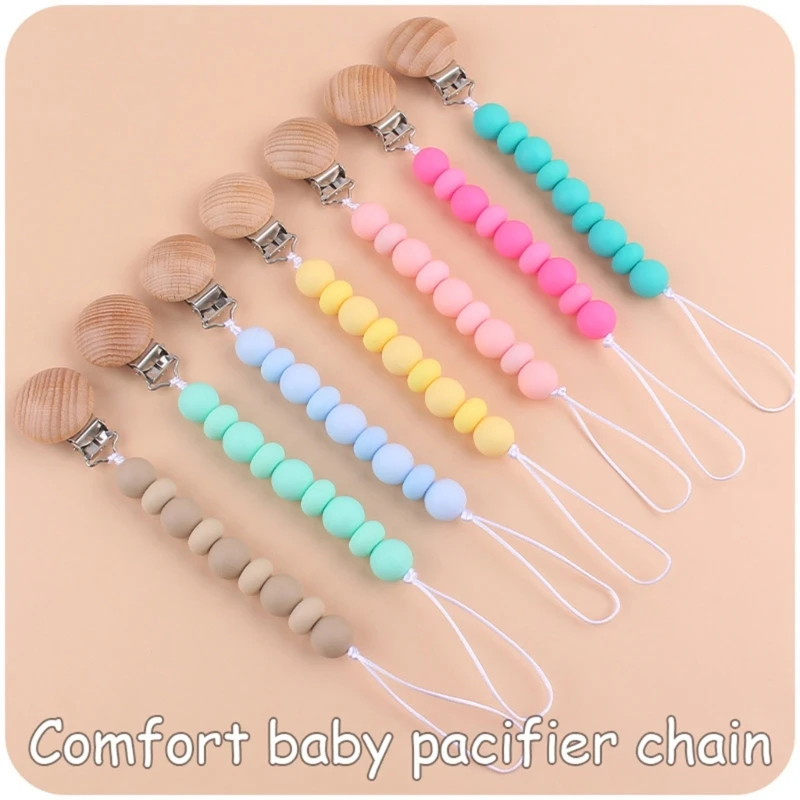 Silicone Beads Pacifier Clips for Baby Girls & Boys Baby Pacifier Holder Clip Pacifier Strap Pacifier Leash for Baby
Silicone Beads Pacifier Clips for Baby Girls & Boys Baby Pacifier Holder Clip Pacifier Strap Pacifier Leash for Baby