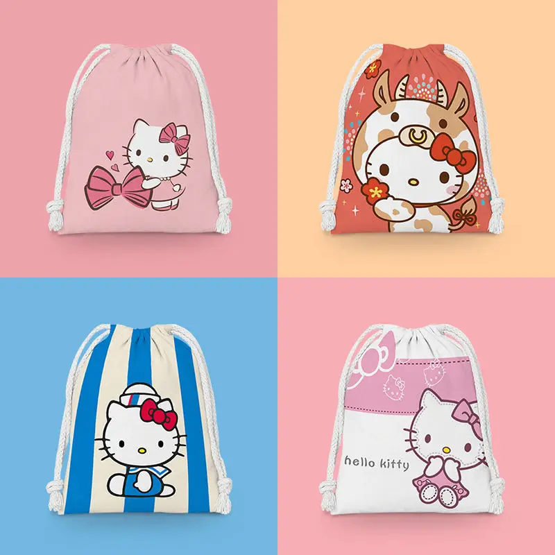 Kawaii Sanrioed Bouquet Pocket Cartoon Kt Cat Large Capacity Drawstring Sundries Dust-Proof Environmental Protection Cloth Bag
Kawaii Sanrioed Bouquet Pocket Cartoon Kt Cat Large Capacity Drawstring Sundries Dust-Proof Environmental Protection Cloth Bag