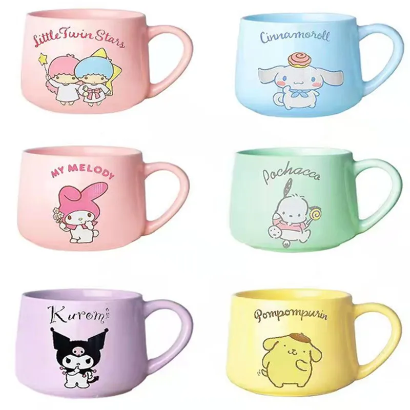 450ml Kawaii Japanese Color Box Kuromi My Melody KT Cat Purin Dog Ceramic Cup Coffee Milk Breakfast Cup Couple Gift Drinking Cup
450ml Kawaii Japanese Color Box Kuromi My Melody KT Cat Purin Dog Ceramic Cup Coffee Milk Breakfast Cup Couple Gift Drinking Cup