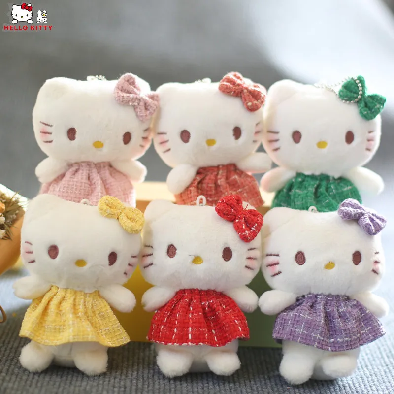 Kawaii Sanrio Plush Keychains Hello Kitty Keyring Cute Doll Anime Pendant Accessories Key Chain Decoration 12CM Gifts For Girls
Kawaii Sanrio Plush Keychains Hello Kitty Keyring Cute Doll Anime Pendant Accessories Key Chain Decoration 12CM Gifts For Girls
