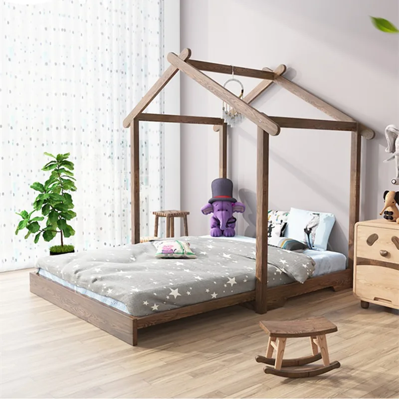 Montessori Crib Modern Crib Kindergarten Children's Furniture Wooden Single Bed for Boys and Girls
Montessori Crib Modern Crib Kindergarten Children's Furniture Wooden Single Bed for Boys and Girls
