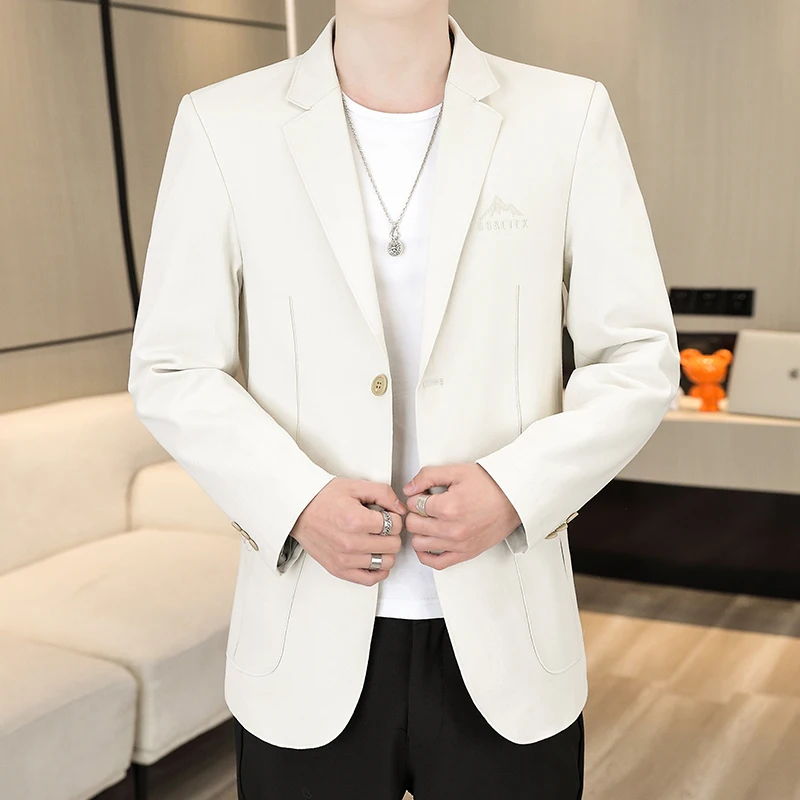 2023 модная новинка модная красивая деловая Корейская версия облегающего костюма Топ эксклюзивная мужская куртка
2023 модная новинка модная красивая деловая Корейская версия облегающего костюма Топ эксклюзивная мужская куртка