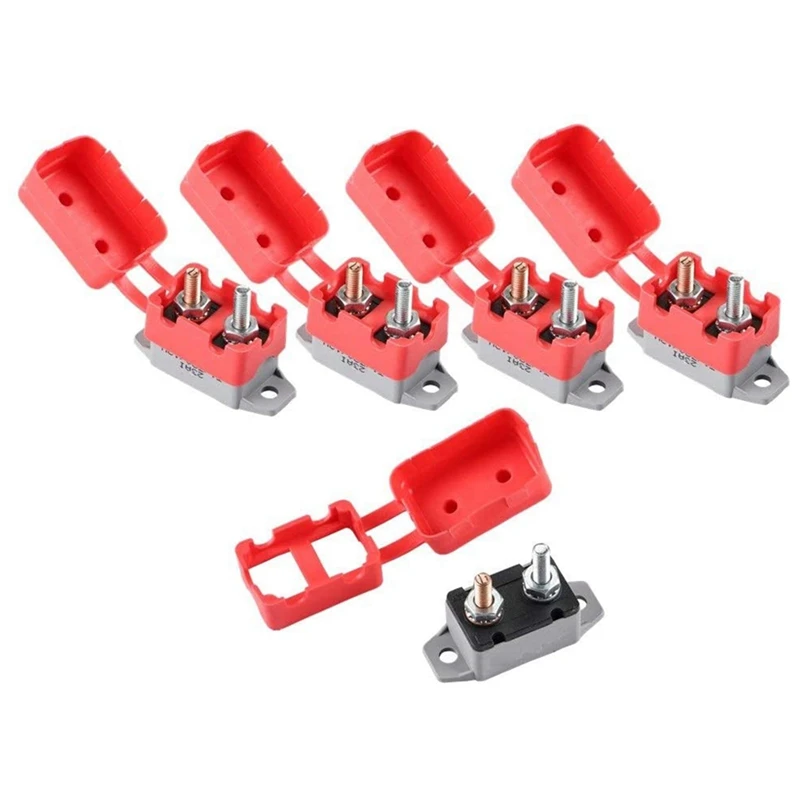 5 Pieces Automatic Reset Circuit Breaker Circuit Breaker With Cover Stud Bolt For Automotive And More (5 Amp)
5 Pieces Automatic Reset Circuit Breaker Circuit Breaker With Cover Stud Bolt For Automotive And More (5 Amp)