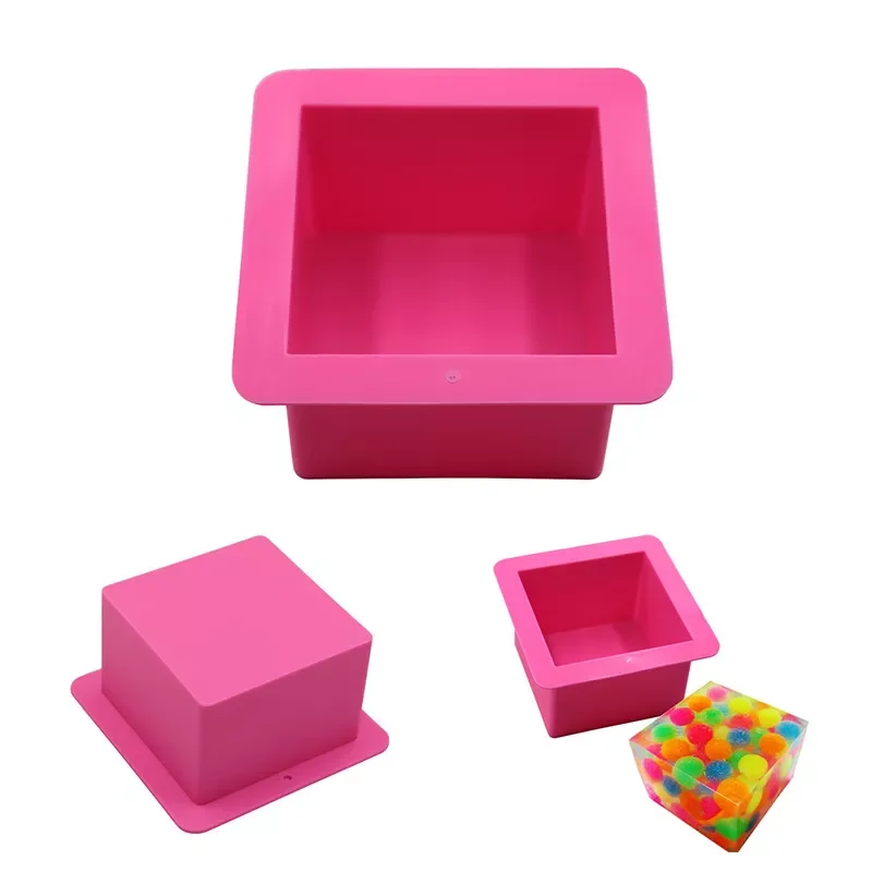 500ML Large Cube Square Silicone Soap Mold Handmade Resin Casting Jewelry Making Tools Ice Cube Pudding Bread Cake Bakeware Mold
500ML Large Cube Square Silicone Soap Mold Handmade Resin Casting Jewelry Making Tools Ice Cube Pudding Bread Cake Bakeware Mold