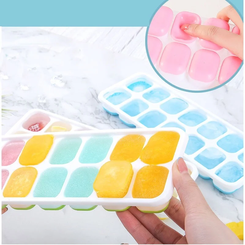 14 Grids silicone baby feeding storage box with cover ice cube molds square shape ice maker infant food make mold
14 Grids silicone baby feeding storage box with cover ice cube molds square shape ice maker infant food make mold