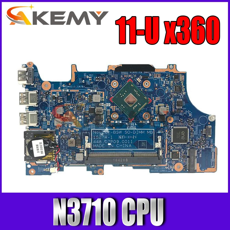 855718-601 855718-501 Für HP Pavilion 11-U x360 Cabrio 11-u 15-AS 14-AM laptop motherboard 15274-1 mit N3710 100% Test OK
855718-601 855718-501 Für HP Pavilion 11-U x360 Cabrio 11-u 15-AS 14-AM laptop motherboard 15274-1 mit N3710 100% Test OK