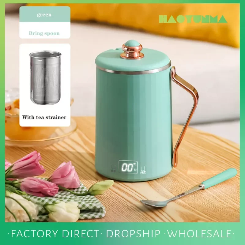 Kettle Cooker Water Boiler Health Preserving Pot Tea Filter Portable 450ml Porridge Multicooker Insulation Kettle
Kettle Cooker Water Boiler Health Preserving Pot Tea Filter Portable 450ml Porridge Multicooker Insulation Kettle