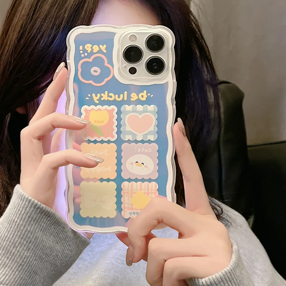 Cute Cartoon Animal Graffiti Laser Wavy Frame Phone Case For iPhone 11 12 13 Pro Xs Max Xr X 7 8 Puls SE 2 Soft TPU Cover
Cute Cartoon Animal Graffiti Laser Wavy Frame Phone Case For iPhone 11 12 13 Pro Xs Max Xr X 7 8 Puls SE 2 Soft TPU Cover