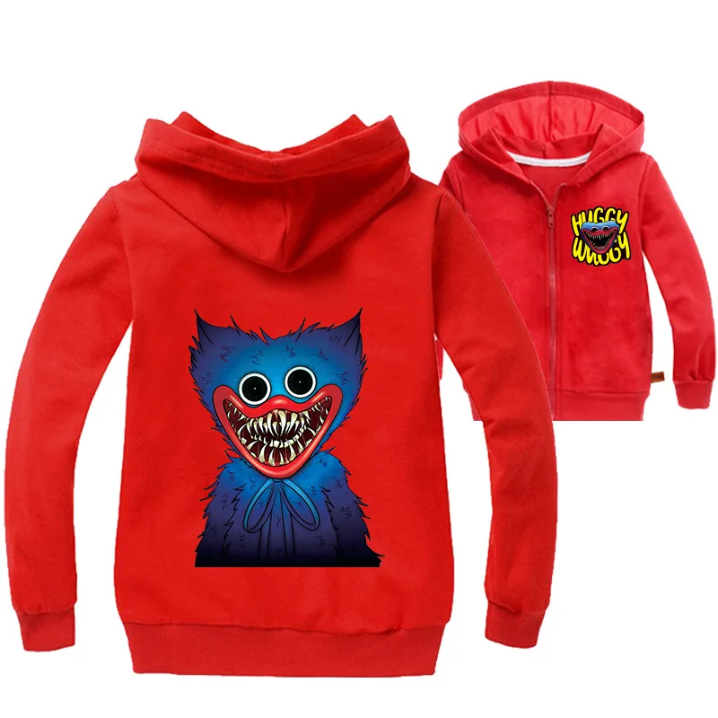Cartoon Huggy Wuggy Horror Toy Poppy Playtime Clothes Kids Spring Autumn Sweatshirt Boys Zipper Jackets Teenage Girls Clothing
Cartoon Huggy Wuggy Horror Toy Poppy Playtime Clothes Kids Spring Autumn Sweatshirt Boys Zipper Jackets Teenage Girls Clothing