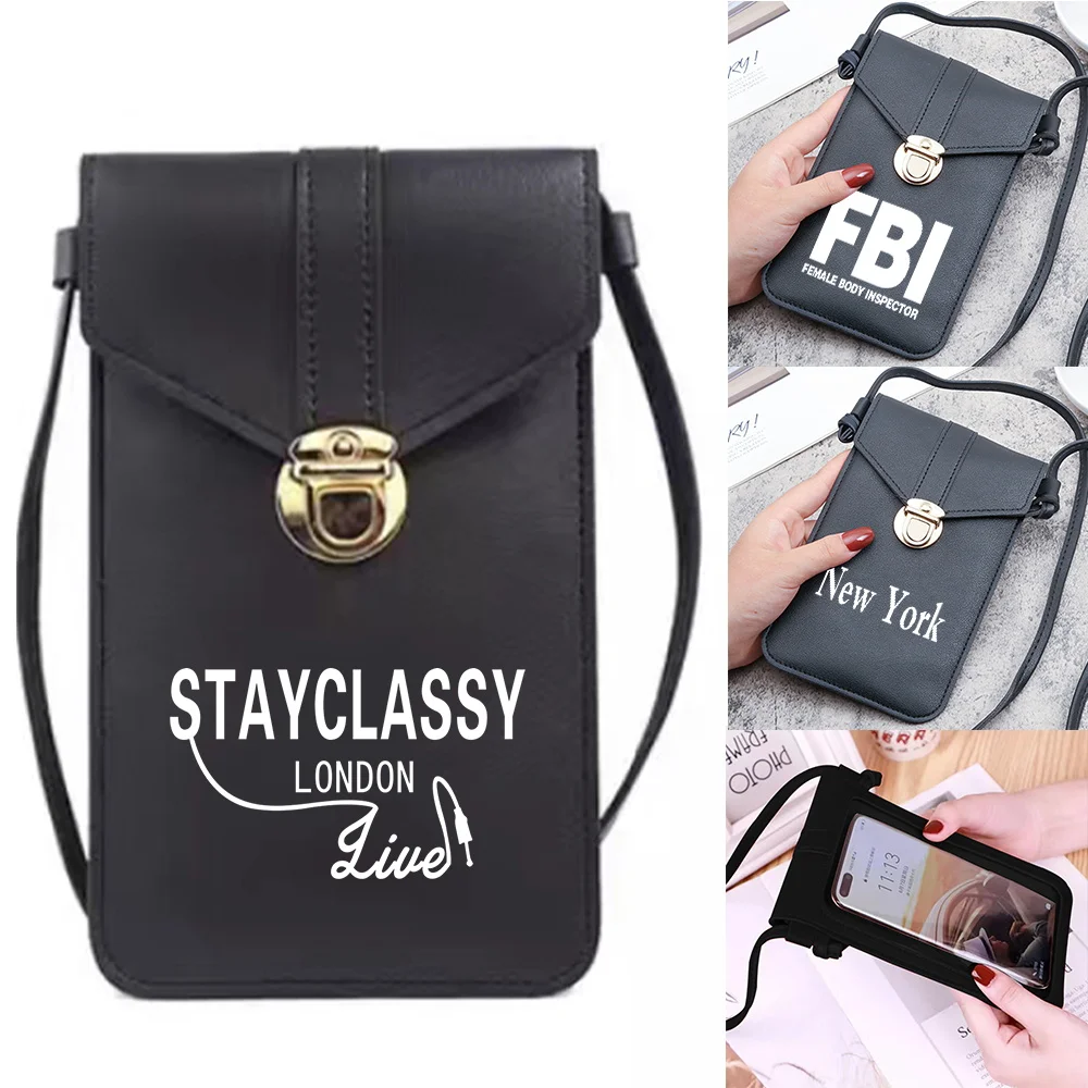 Touch Screen Mobile Phone Bag for IPhone Samsung Huawei Mobile Phone Bag Walls Print Women New Messenger Shoulder Bags
Touch Screen Mobile Phone Bag for IPhone Samsung Huawei Mobile Phone Bag Walls Print Women New Messenger Shoulder Bags