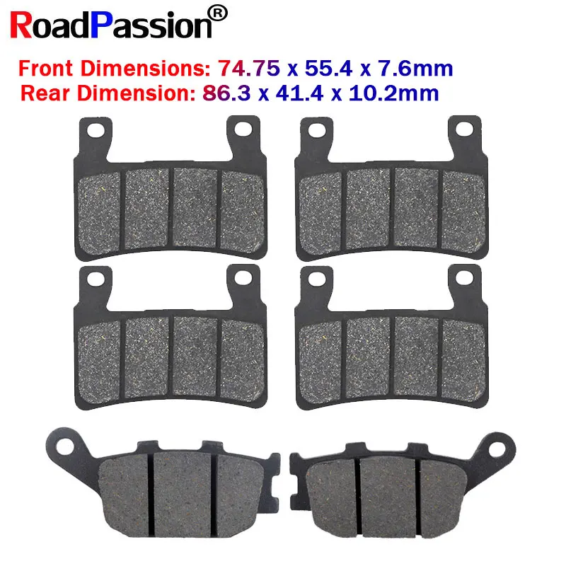 Motorcycle Front Rear Brake Pads Disks For HONDA CB400 CBR600RR CBR929RR CBR954RR CBR900RR RVT1000R VTR1000SP CB1100EX CB1300S
Motorcycle Front Rear Brake Pads Disks For HONDA CB400 CBR600RR CBR929RR CBR954RR CBR900RR RVT1000R VTR1000SP CB1100EX CB1300S
