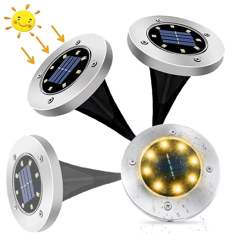 1/4/8pcs Solar LED Underground Light Outdoor Waterproof Garden Induction Lawn Disc Landscape Light
1/4/8pcs Solar LED Underground Light Outdoor Waterproof Garden Induction Lawn Disc Landscape Light