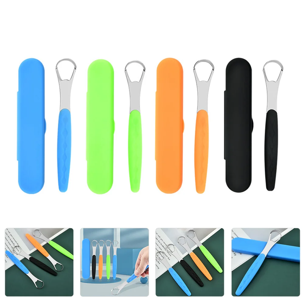 Tongue Cleaner Scraper Grade Kids Breath Badscrapers Brushes Metal Toolsfresher Practical Baby Steel Stainless Coating Scratcher
Tongue Cleaner Scraper Grade Kids Breath Badscrapers Brushes Metal Toolsfresher Practical Baby Steel Stainless Coating Scratcher