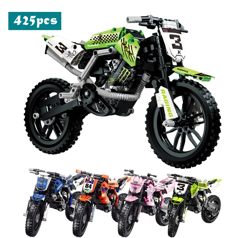 Конструктор техническая Гора Kawasaki, мотоцикл KX450, наборы MOC, городские гонки, мотоцикл, игрушки, подарки для мальчиков, детей, 4 цвета
Конструктор техническая Гора Kawasaki, мотоцикл KX450, наборы MOC, городские гонки, мотоцикл, игрушки, подарки для мальчиков, детей, 4 цвета