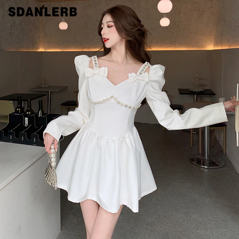 Платье с длинным рукавом, облегающая Талия, трапециевидная юбка, Новинка лета 2022, женская одежда, дизайнерский легкий костюм с бантом из стр...
Платье с длинным рукавом, облегающая Талия, трапециевидная юбка, Новинка лета 2022, женская одежда, дизайнерский легкий костюм с бантом из стр...