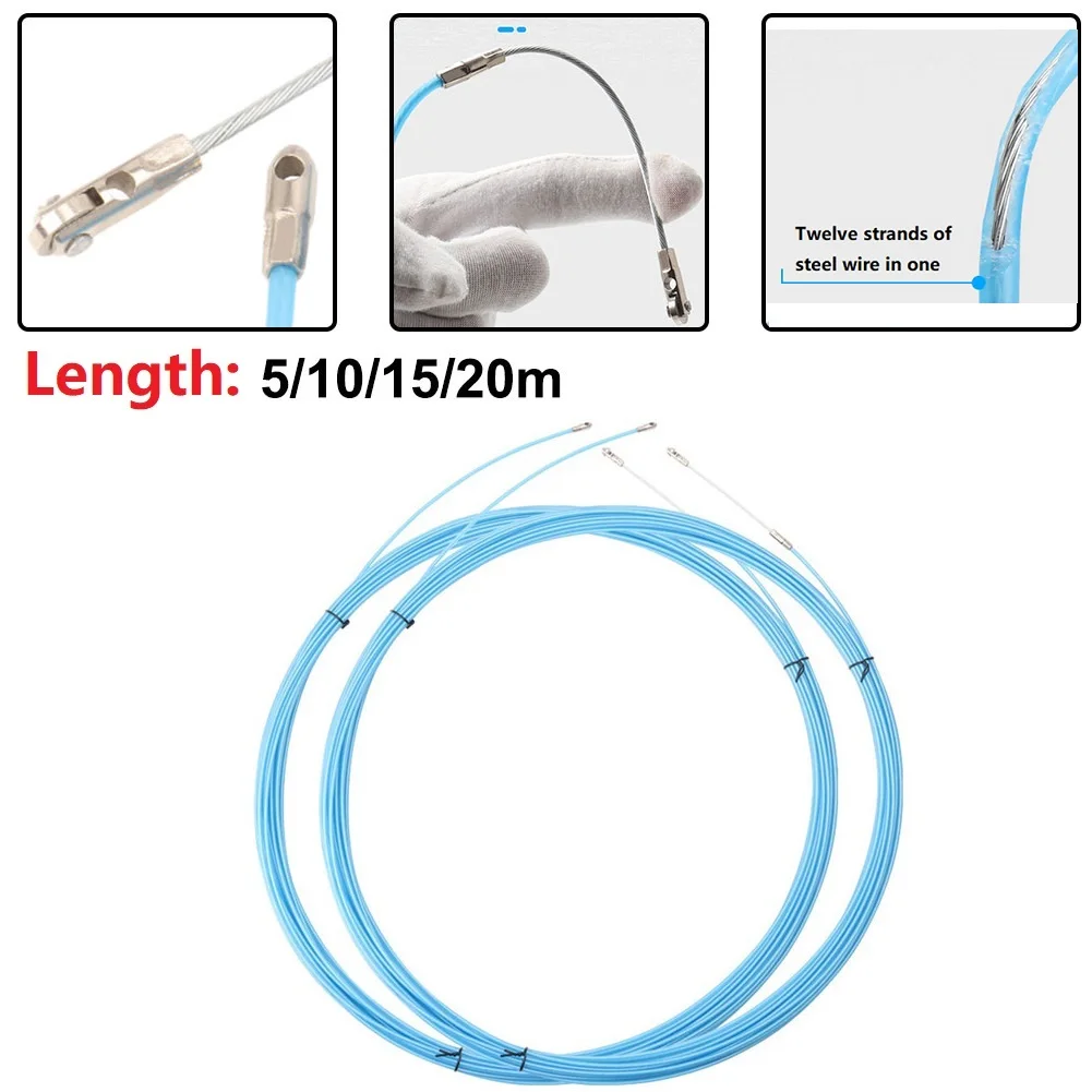 5/10/15/20 Length Electric Cable Tape Conduit Duct Cable Push Puller Tools Flexibility Anti-aging Degree Wheel Pushing 3mm NDS
5/10/15/20 Length Electric Cable Tape Conduit Duct Cable Push Puller Tools Flexibility Anti-aging Degree Wheel Pushing 3mm NDS
