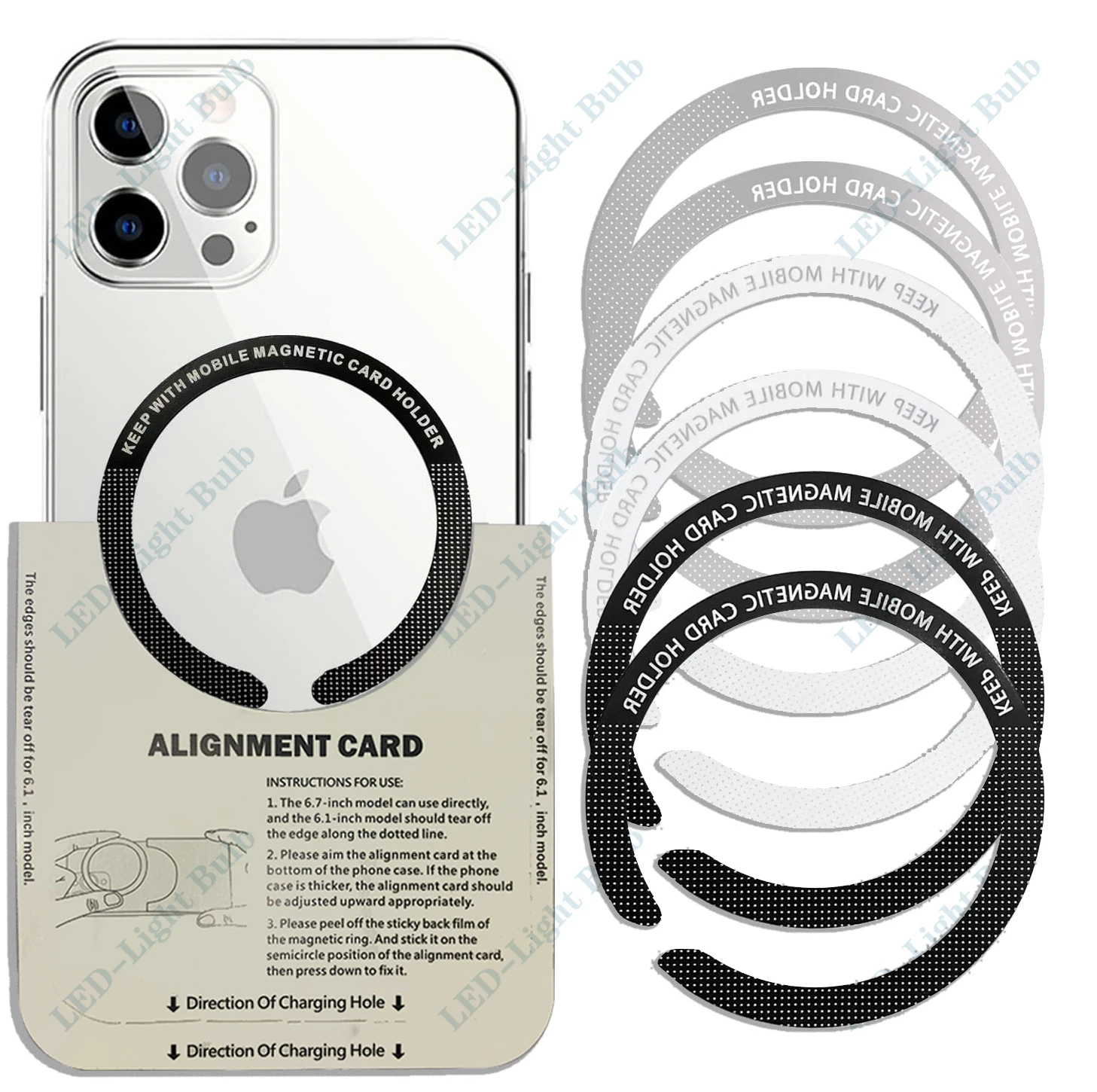 6Pcs for Magsafe Magnetic Plate Ring Universal Metal Sticker Support Wireless Charger Metal Plate Sheet for Magnet Car Holder
6Pcs for Magsafe Magnetic Plate Ring Universal Metal Sticker Support Wireless Charger Metal Plate Sheet for Magnet Car Holder