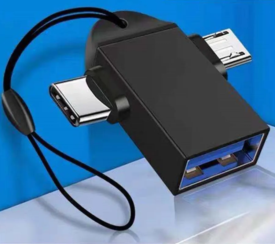 20pcs/lot 2023 New OTG Phone Converter USB 3.0 to Type C Micro USB Adapter Splitter Connectors for All Data Charging Devices
20pcs/lot 2023 New OTG Phone Converter USB 3.0 to Type C Micro USB Adapter Splitter Connectors for All Data Charging Devices