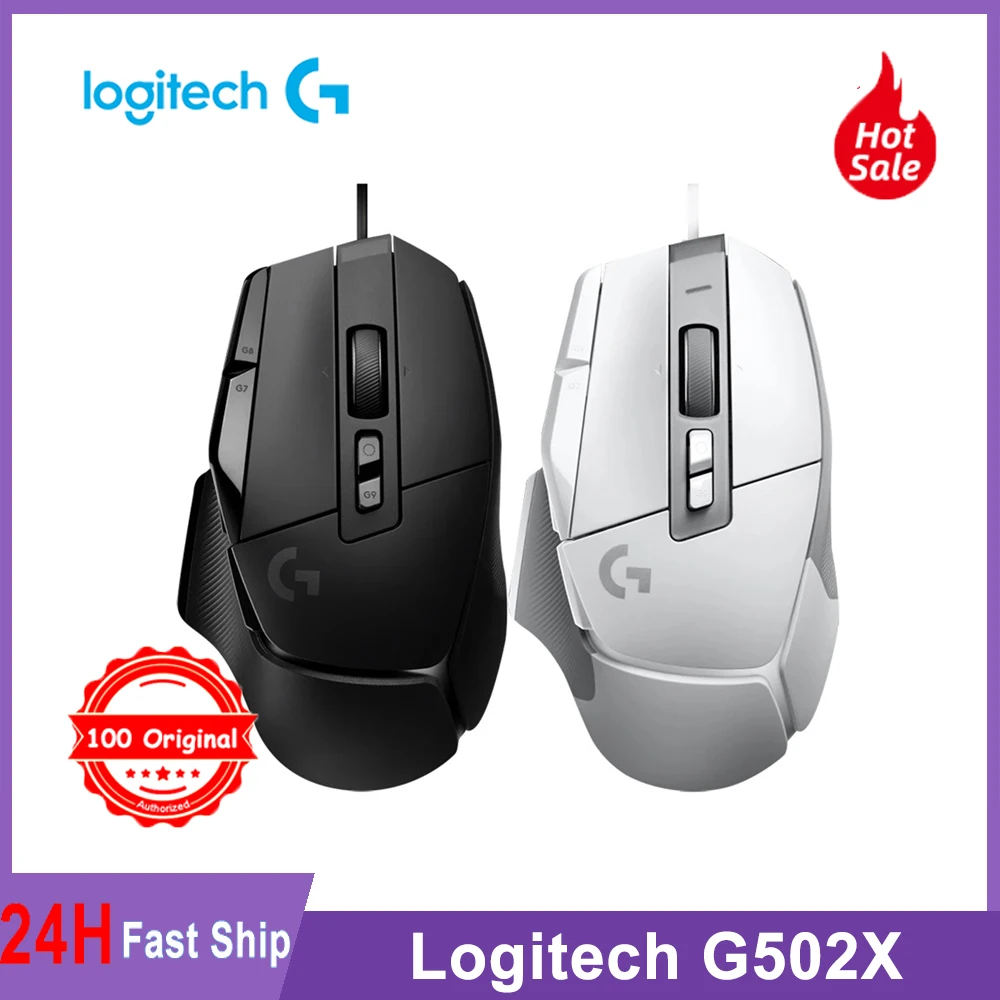 Проводная игровая мышь Logitech G502X Lightforce, гибридные оптико-механические первичные переключатели, датчик Hero 25k, для э-спорта, игр
Проводная игровая мышь Logitech G502X Lightforce, гибридные оптико-механические первичные переключатели, датчик Hero 25k, для э-спорта, игр