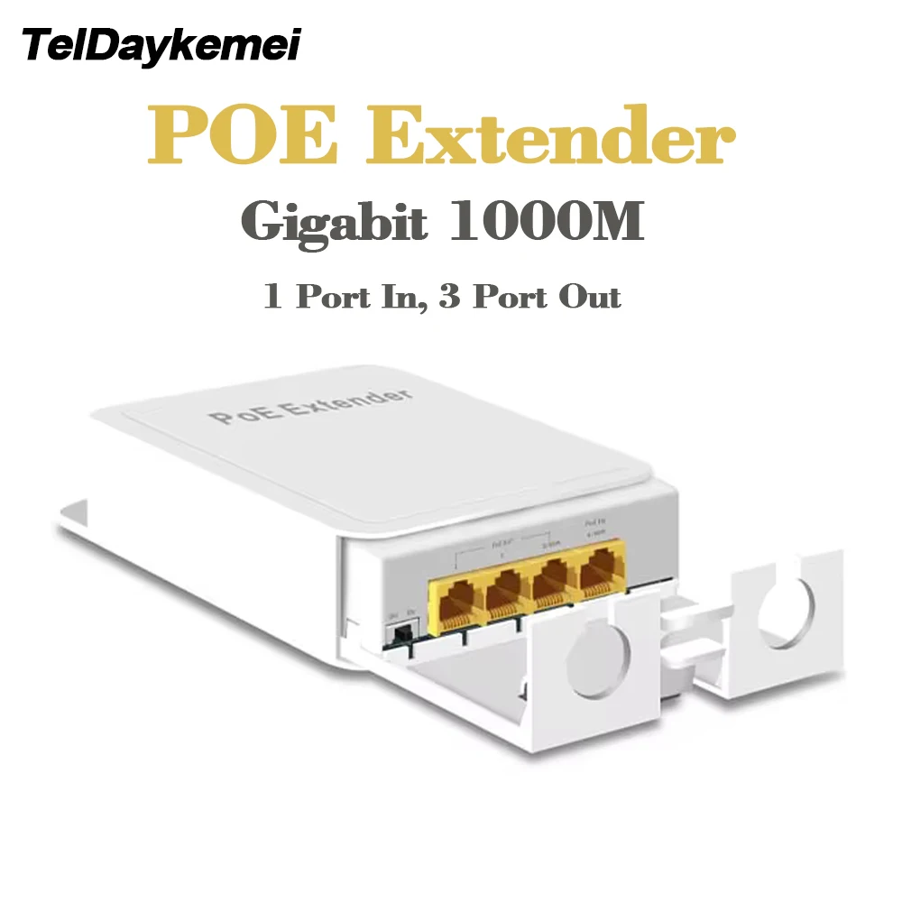 Ретранслятор POE, 4 порта 100/1000 Мбит/с, водостойкий, для наружной сети IP55 VLAN 44-57V
Ретранслятор POE, 4 порта 100/1000 Мбит/с, водостойкий, для наружной сети IP55 VLAN 44-57V