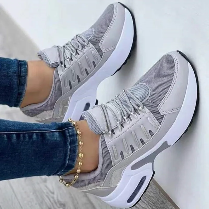 Women's Sneakers Thick Sole Fashion Casual Shoes Outdoor Mesh Breathable Wedge Heel Platform Sneakers Women's Vulcanized Shoes
Women's Sneakers Thick Sole Fashion Casual Shoes Outdoor Mesh Breathable Wedge Heel Platform Sneakers Women's Vulcanized Shoes