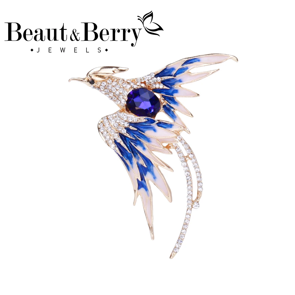 Beaut&Berry Crystal Phoenix Bird Brooches For Women Men 5-color Enamel Flying Beauty Bird Party Office Brooch Pin Gifts
Beaut&Berry Crystal Phoenix Bird Brooches For Women Men 5-color Enamel Flying Beauty Bird Party Office Brooch Pin Gifts