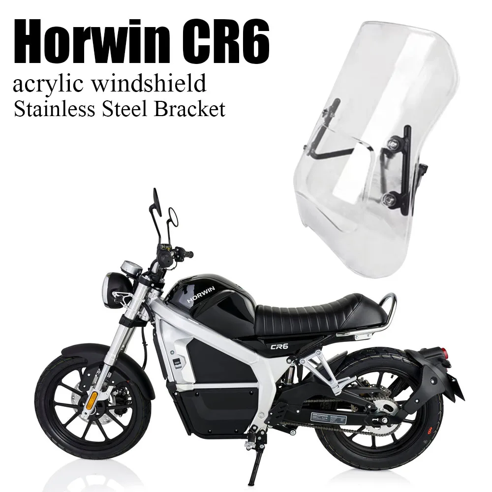 New electric car Horwin CR6/PRO Acrylic high-grade material windshield Stainless Steel Bracket Deflector Windshield Guard Parts
New electric car Horwin CR6/PRO Acrylic high-grade material windshield Stainless Steel Bracket Deflector Windshield Guard Parts