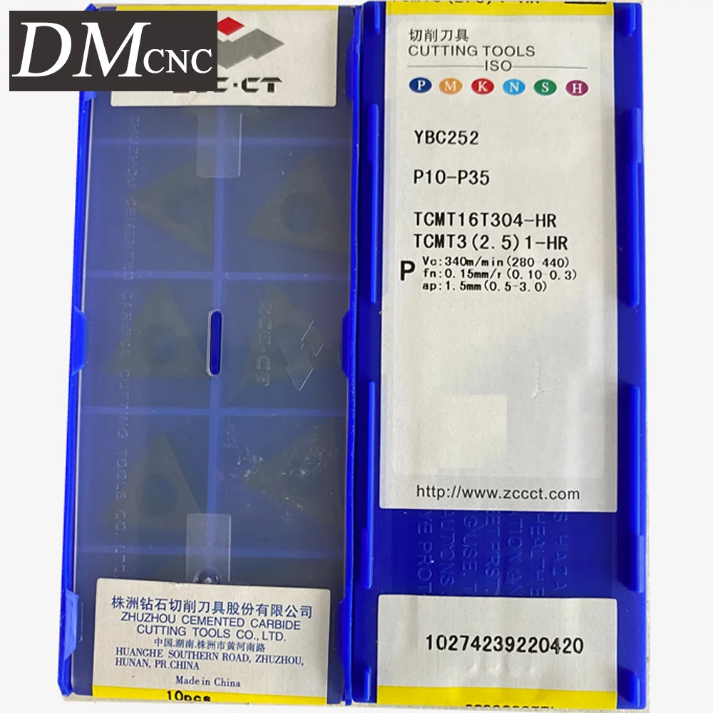 10pcs TCMT16T304-HR YBC252 TCMT16T308-HR YBC252 ZCC.CT TCMT16T304 TCMT16T308 Carbide Inserts Turning Tools CNC Cutter blade
10pcs TCMT16T304-HR YBC252 TCMT16T308-HR YBC252 ZCC.CT TCMT16T304 TCMT16T308 Carbide Inserts Turning Tools CNC Cutter blade