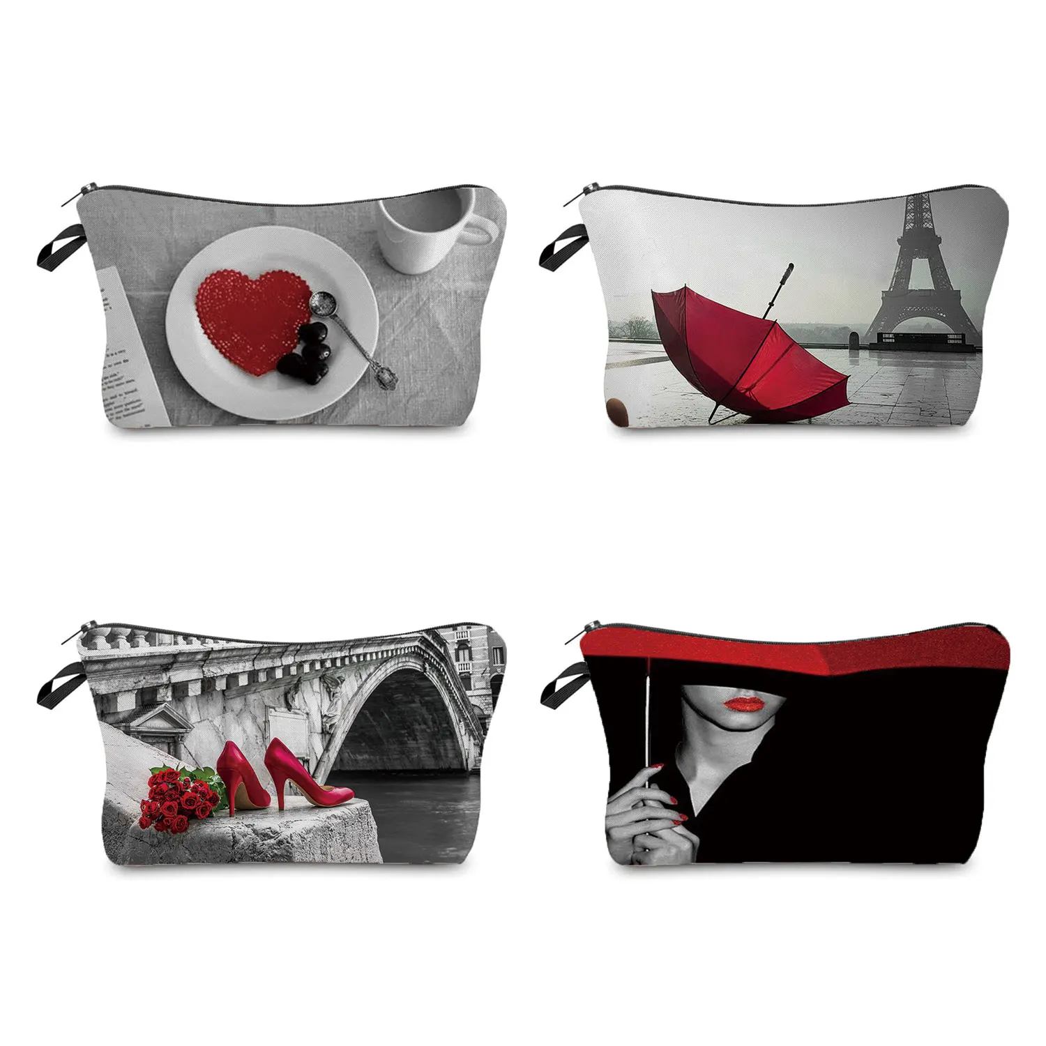 Makeup Pouch Heat Transfer Portable Organizer Pencil Cases Rose Embroidery Red Black Series Cosmetic Bag Women Travel Makeup Bag
Makeup Pouch Heat Transfer Portable Organizer Pencil Cases Rose Embroidery Red Black Series Cosmetic Bag Women Travel Makeup Bag