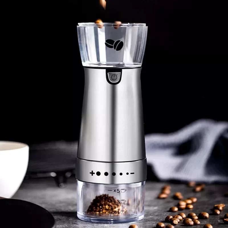 Stainless Steel Electric Grinder Black Pepper Grinder Bottle Coffee Bean Burr Grinders Mill Kitchen Tool Grinders Accessories
Stainless Steel Electric Grinder Black Pepper Grinder Bottle Coffee Bean Burr Grinders Mill Kitchen Tool Grinders Accessories