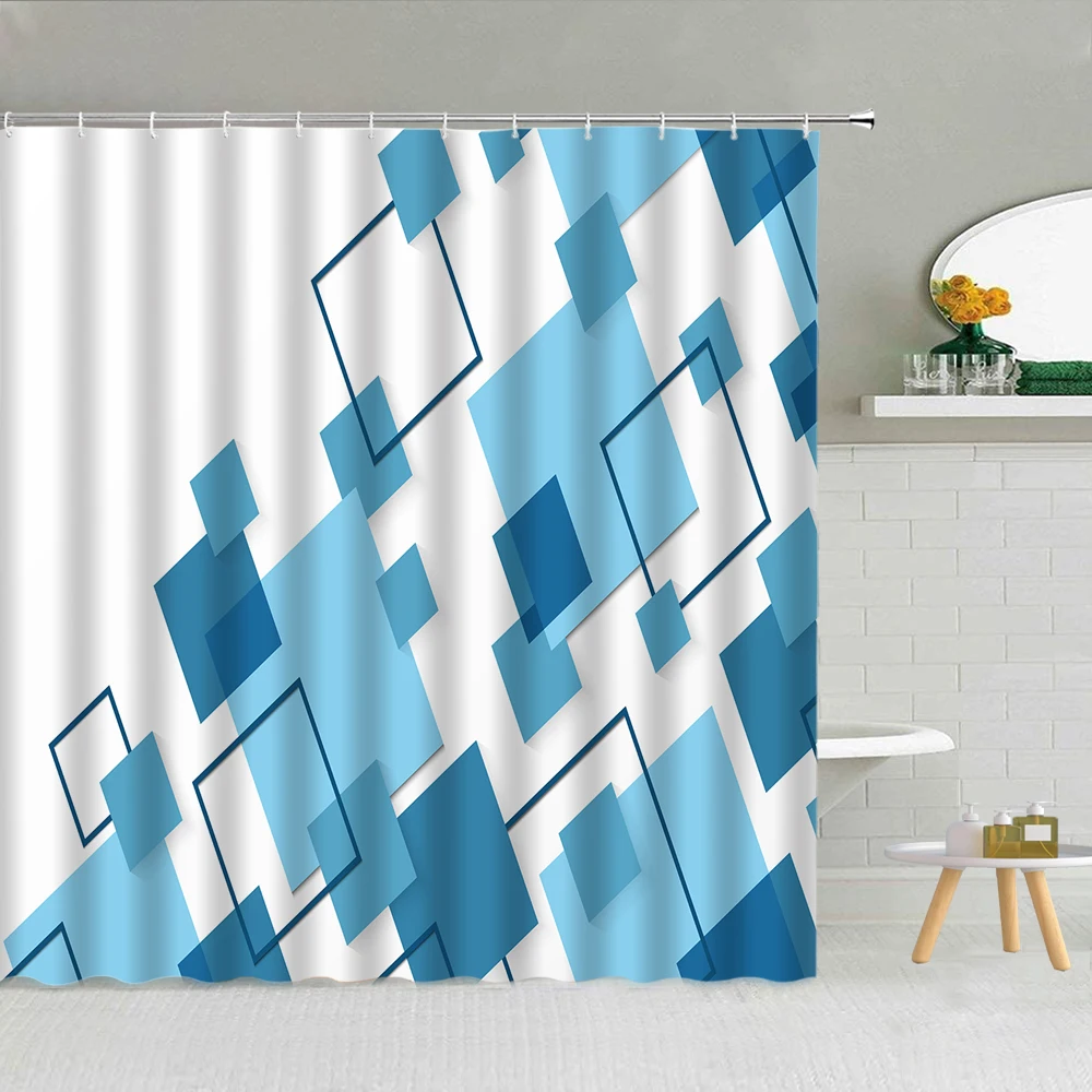 Shower Curtain Colorful Striped Lines High Quality Bath Screen Frabic Bathroom Curtains With Hook Decor Simple Geometric Pattern
Shower Curtain Colorful Striped Lines High Quality Bath Screen Frabic Bathroom Curtains With Hook Decor Simple Geometric Pattern