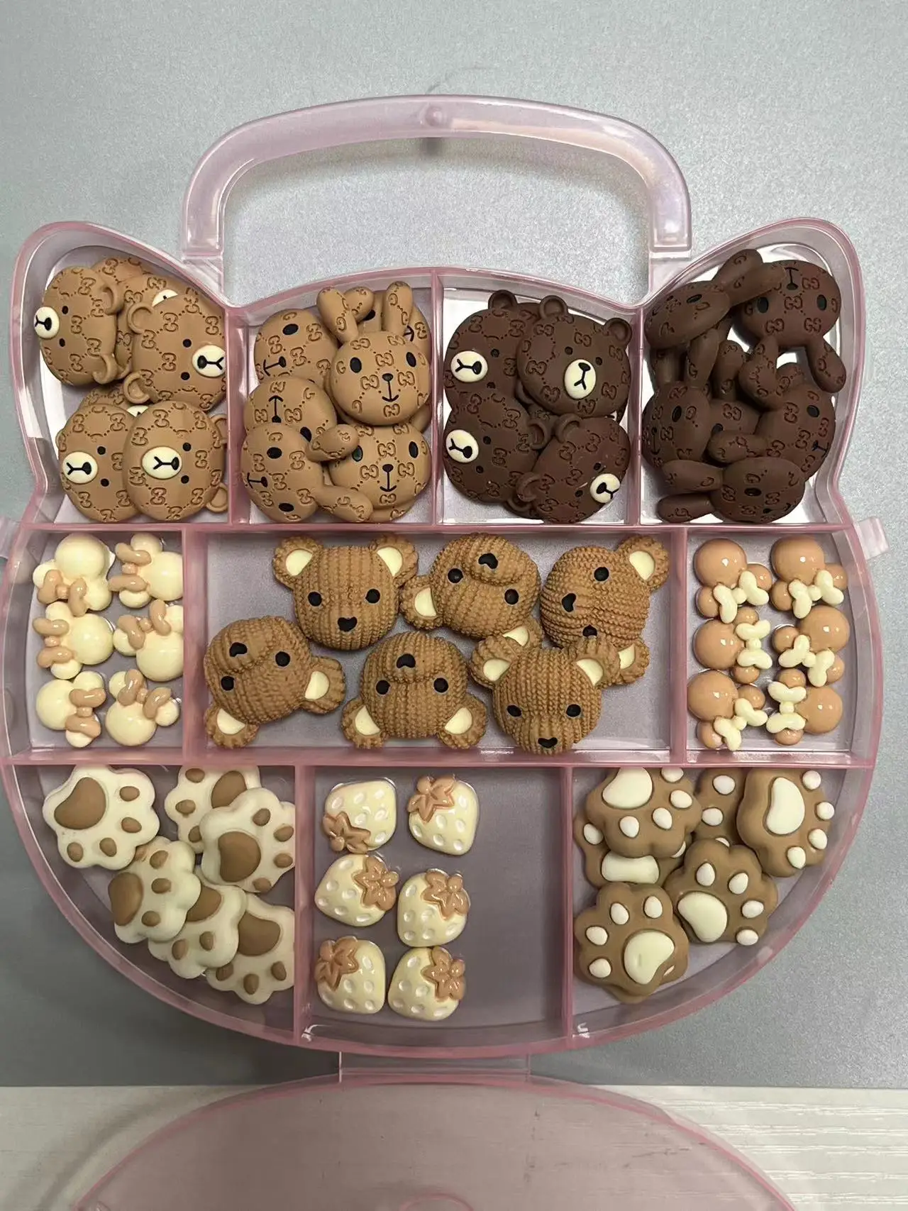 Coffee Milk Beige Pink Autumn Sanrios Kitty Bow Heart Resin Gems Box Set Trendy Big Kawaii 3D Fall Nail Art Decoration Charms
Coffee Milk Beige Pink Autumn Sanrios Kitty Bow Heart Resin Gems Box Set Trendy Big Kawaii 3D Fall Nail Art Decoration Charms