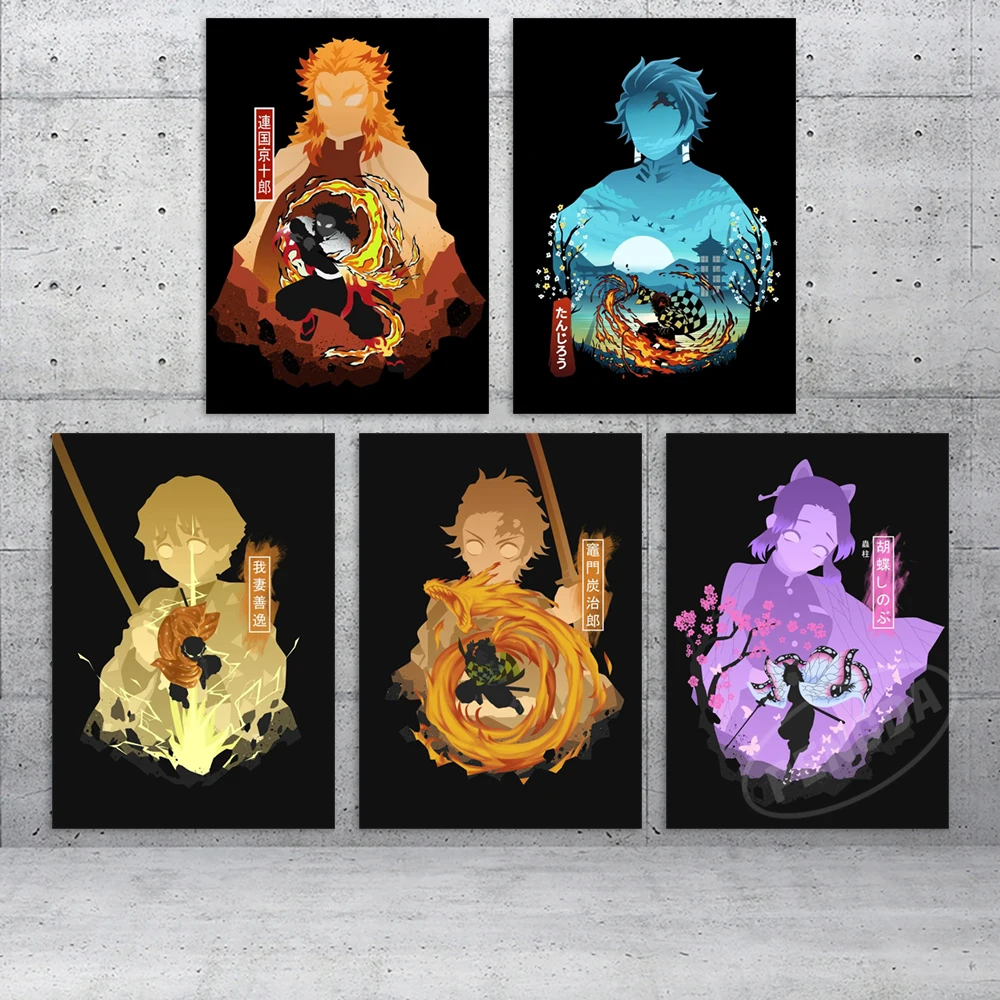 Wall Art Kamado Tanjirou Canvas Print Kochou Shinobu Posters Demon Slayer Painting Picture Anime Home Decor Living Room Modular
Wall Art Kamado Tanjirou Canvas Print Kochou Shinobu Posters Demon Slayer Painting Picture Anime Home Decor Living Room Modular