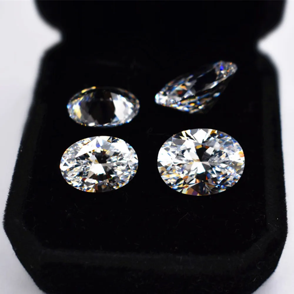 Grade AAA Cubic Zirconia Oval Cut Gemstone Egg Shape Faceted Transparent White Cubic Zirconia CZ025
Grade AAA Cubic Zirconia Oval Cut Gemstone Egg Shape Faceted Transparent White Cubic Zirconia CZ025