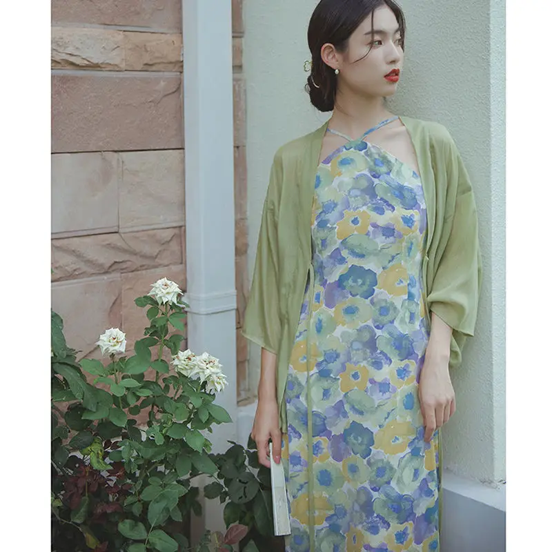 2022 Chinese casual daily hanfu Two piece set fairy dress flower printing dress women elegant dress set kimono style dress a266
2022 Chinese casual daily hanfu Two piece set fairy dress flower printing dress women elegant dress set kimono style dress a266