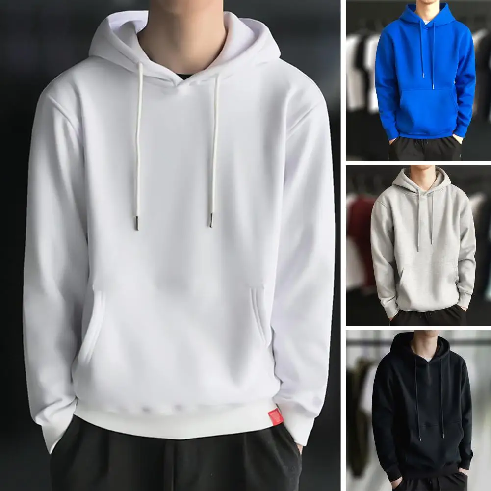 Trendy Pullover Hoodie Front Pocket Warm Shrink Resistant Male Hooded Fleece Lined Pullover Sweatshirt
Trendy Pullover Hoodie Front Pocket Warm Shrink Resistant Male Hooded Fleece Lined Pullover Sweatshirt